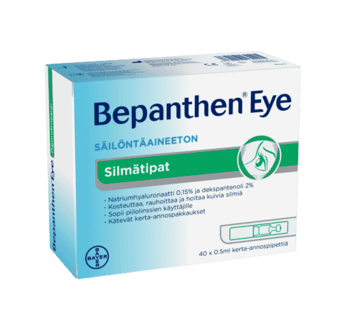 Bepanthen eye rauhoittavat silmätipat - Inushop.fi