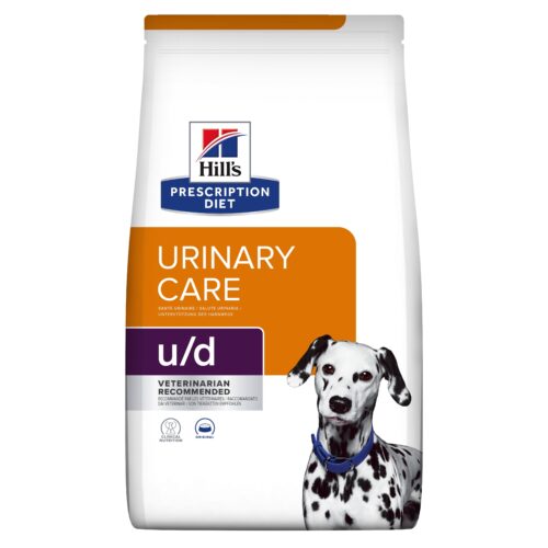 Uraatti- ja kystiinivirtsakivien ehkäisyyn tarkoitettu Hill's u/d Urinary Care koiranruoka - Inushop.fi